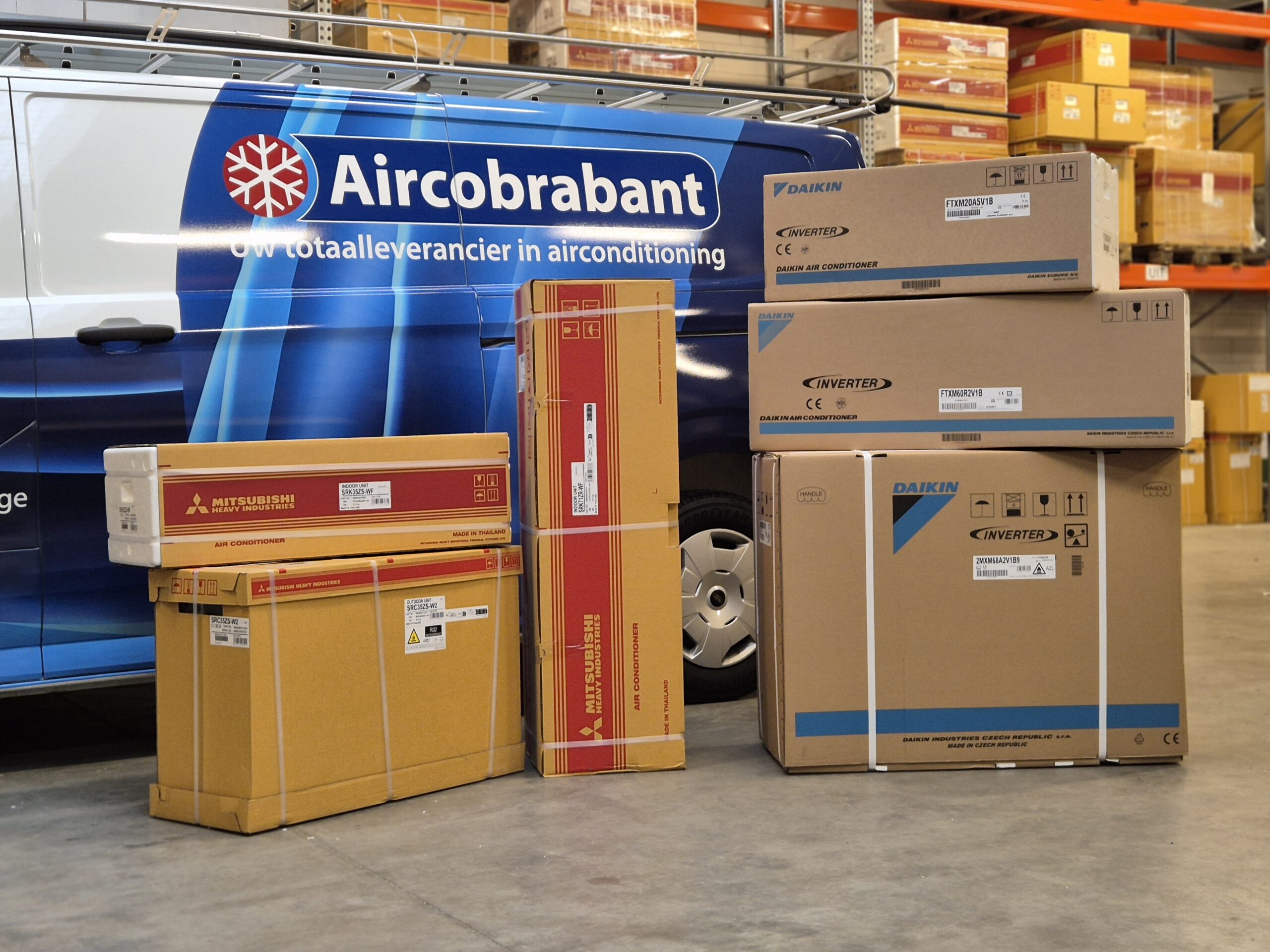 Verschil Daikin Mitsubishi Aircobrabant